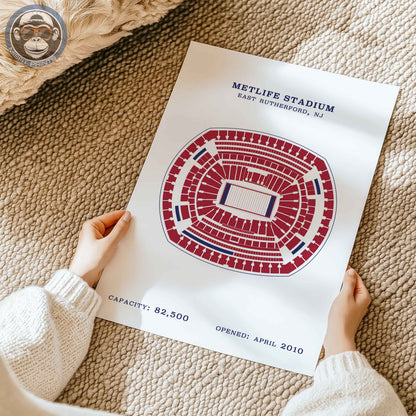 MetLife Stadium - No Border Print