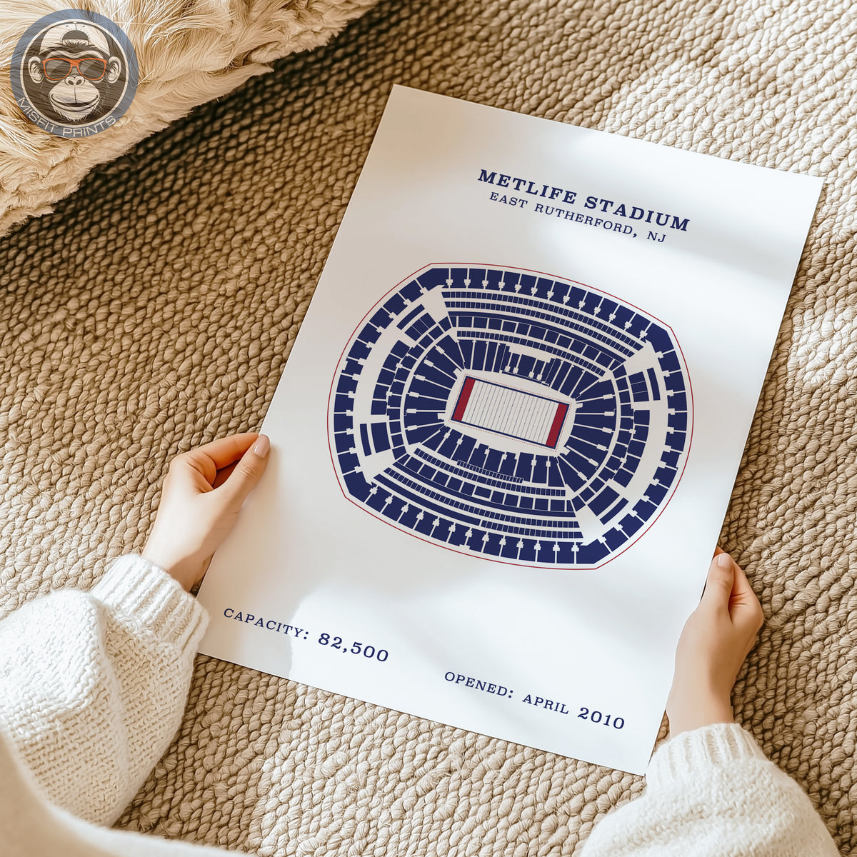 MetLife Stadium - No Border Print