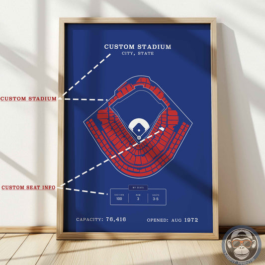 Custom Sports Venue Poster