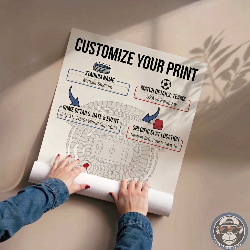 Custom World Cup Soccer Poster