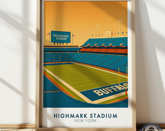 Highmark Stadium Poster – New York Football Wall Art