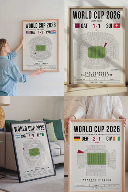 Custom World Cup Soccer Poster